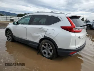 2019 Honda CR-V EX with VIN 5J6RW1H5XKA047555, listed as a Copart auction lot 42680614 with 51,115 mi miles and Salvage Title. Bid and sale history available at carsss.com. Image 2.