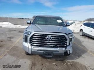 2024 Toyota Tundra 4WD Capstone Hybrid with VIN 5TFVC5DB9RX055993, listed as a IAAI auction lot 41656413 with 19,603 mi miles. Bid and sale history available at carsss.com. Image 12.