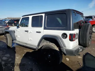 2018 Jeep Wrangler Unlimited Sport S with VIN 1C4HJXDN3JW302976, listed as a Copart auction lot 56457455 with 97,859 mi miles and Non repairable. Bid and sale history available at DreamBid. Image 2.