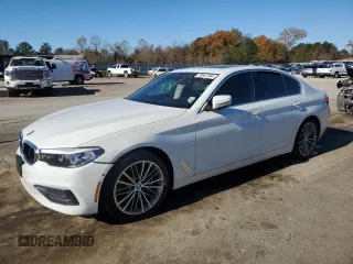 2019 BMW 5 Series 530i with VIN WBAJA5C55KBX87487, listed as a Copart auction lot 79647384 with 74,024 mi miles and Salvage Title. Bid and sale history available at carsss.com. Image 1.