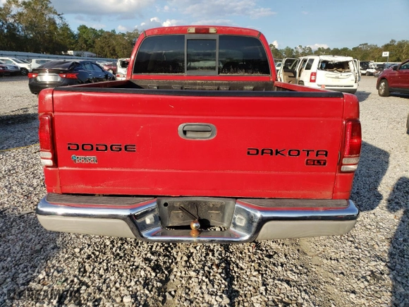 2004 Dodge Dakota SLT with VIN 1D7HL48K04S781707, listed as a Copart auction lot 74326284 with 190,531 mi miles and Clean Title. Bid and sale history available at carsss.com. Image 6.