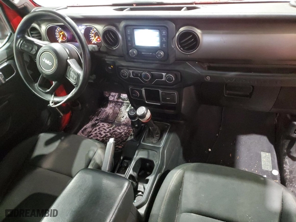 2018 Jeep Wrangler Sport S with VIN 1C4GJXAG1JW232637, listed as a Copart auction lot 45451105 with 116,235 mi miles and Salvage Title. Bid and sale history available at carsss.com. Image 8.