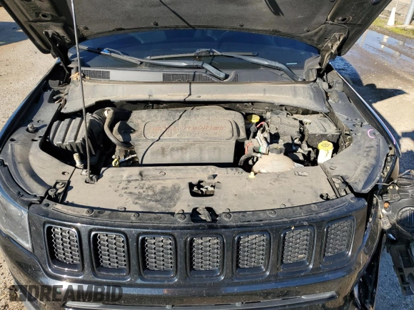 2018 Jeep Compass Altitude with VIN 3C4NJDBBXJT325669, listed as a Copart auction lot 87762825 with 70,738 mi miles and Salvage Title. Bid and sale history available at carsss.com. Image 12.