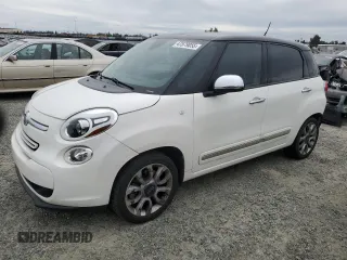 2017 FIAT 500L Lounge with VIN ZFBCFACH1HZ039970, listed as a Copart auction lot 47579055 with 42,903 mi miles and Salvage Title. Bid and sale history available at DreamBid. Image 1.
