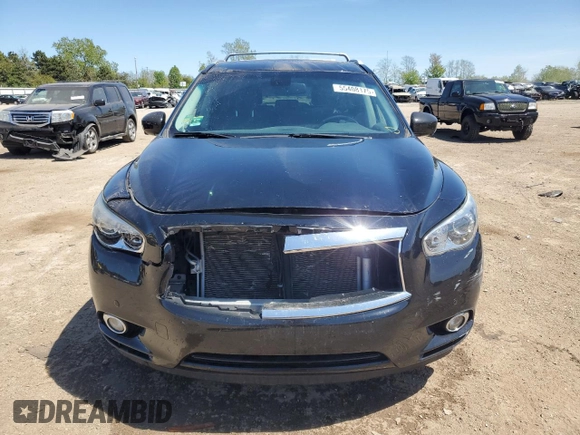 2015 Infiniti QX60 with VIN 5N1AL0MM5FC524840, listed as a Copart auction lot 55408175 with 89,574 mi miles and Salvage title. Bid and sale history available at DreamBid. Image 5.
