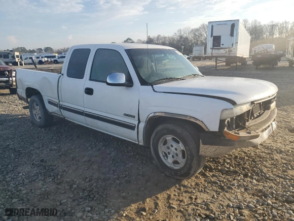2001 Chevrolet Silverado 1500 LT with VIN 2GCEC19T811122465, listed as a Copart auction lot 44249515 with 91,555 mi miles and Salvage Title. Bid and sale history available at carsss.com. Image 4.