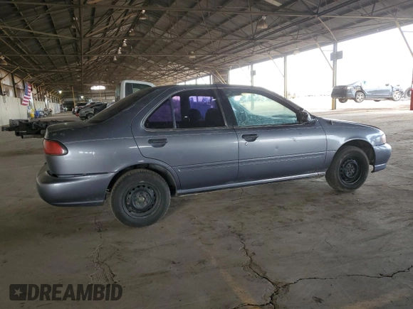 1999 Nissan Sentra XE with VIN 1N4AB41D7XC700507, listed as a Copart auction lot 44410765 with 91,655 mi miles and Salvage title. Bid and sale history available at DreamBid. Image 3.
