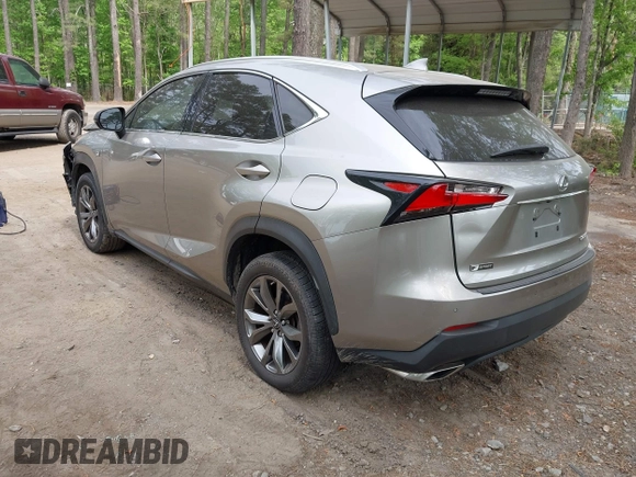 2016 Lexus NX 200t with VIN JTJBARBZ4G2057593, listed as a IAAI auction lot 42072189 with 119,483 mi miles and . Bid and sale history available at DreamBid. Image 3.