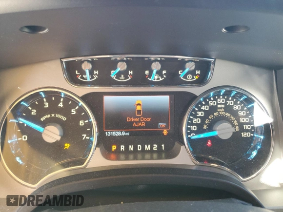 2014 Ford F-150 XL with VIN 1FTFW1ET4EFC14334, listed as a Copart auction lot 50131345 with 131,528 mi miles and Salvage Title. Bid and sale history available at carsss.com. Image 9.