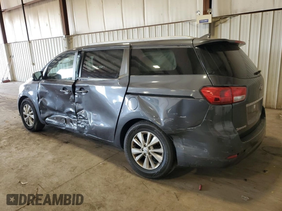 2016 Kia Sedona LX with VIN KNDMB5C17G6215489, listed as a Copart auction lot 71774924 with 86,472 mi miles and Salvage Title. Bid and sale history available at carsss.com. Image 2.
