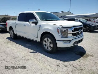 2021 Ford F-150 XL with VIN 1FTFW1CD7MFA89727, listed as a Copart auction lot 58373395 with 43,757 mi miles and Salvage title. Bid and sale history available at DreamBid. Image 13.