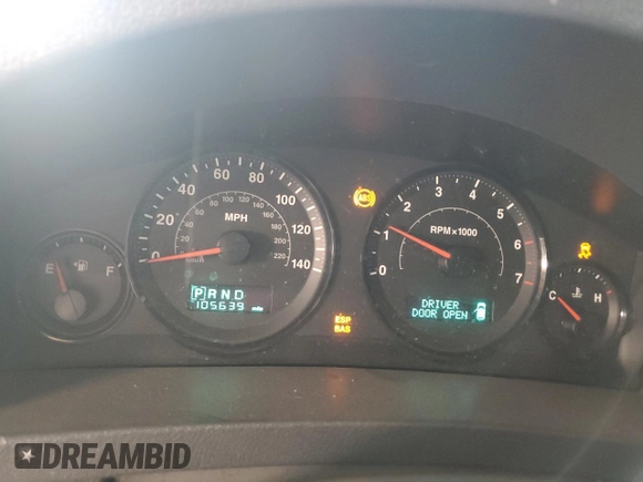 2006 Jeep Grand Cherokee Laredo with VIN 1J4HS48N06C254653, listed as a Copart auction lot 45568855 with 105,639 mi miles and Salvage Title. Bid and sale history available at carsss.com. Image 9.