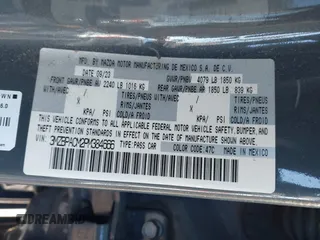 2023 Mazda 3 S Preferred with VIN 3MZBPACM2PM384666, listed as a IAAI auction lot 41482271 with 37,746 mi miles and . Bid and sale history available at DreamBid. Image 9.