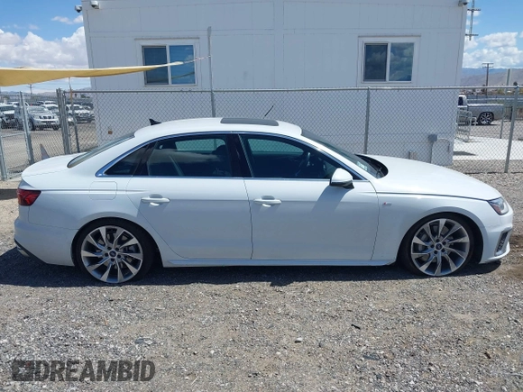 2021 Audi A4 S line Premium Plus with VIN WAUEAAF44MN005744, listed as a IAAI auction lot 41959164 with 29,127 mi miles and . Bid and sale history available at DreamBid. Image 13.