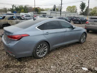 2015 Hyundai Genesis 3.8L z VIN KMHGN4JE0FU070824, wystawiony jako Copart lot #53561795 z przebiegiem 49 967 mil mil oraz Szkoda całkowita • Salvage title. Historia ofert i sprzedaży dostępna na DreamBid. Obrazek 3.