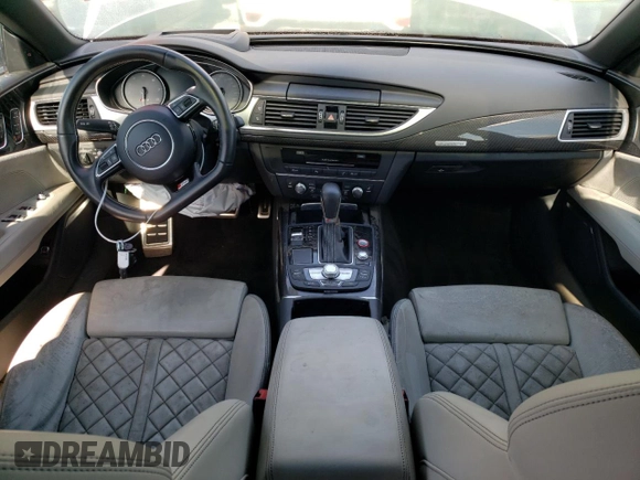 2016 Audi S7 with VIN WAUW2AFC7GN066938, listed as a Copart auction lot 45949684 with 0 mi miles and Salvage Title. Bid and sale history available at carsss.com. Image 8.
