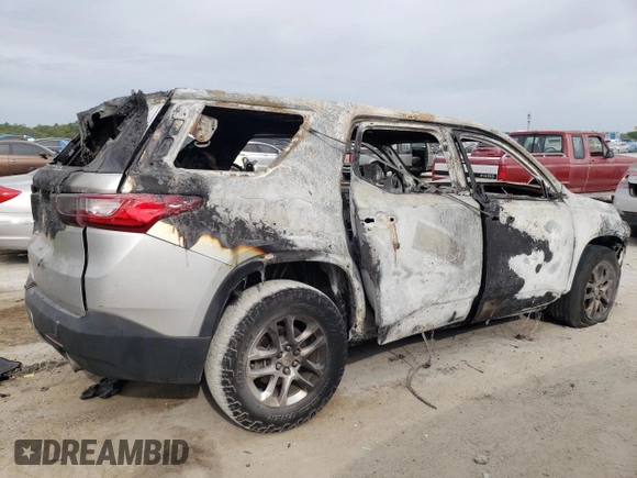 2020 Chevrolet Traverse LS with VIN 1GNERFKW9LJ184862, listed as a Copart auction lot 50901065 with 0 mi miles and Non Repairable. Bid and sale history available at carsss.com. Image 3.