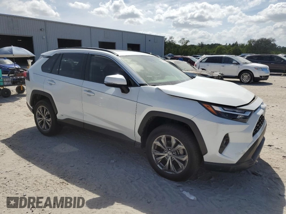 2023 Toyota RAV4 Hybrid XLE Premium with VIN JTMB6RFV4PD113113, listed as a Copart auction lot 51795625 with 4,942 mi miles and Non Repairable. Bid and sale history available at carsss.com. Image 4.