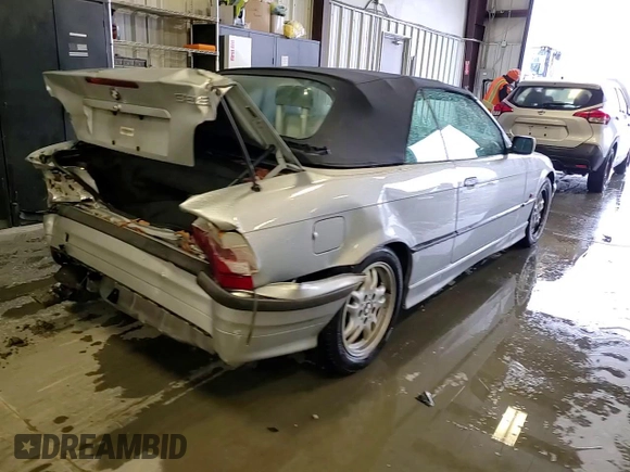 1996 BMW 3-Series 328IC with VIN WBABK8322TET91316, listed as a Copart auction lot 80755474 with 0 mi miles and Salvage Title. Bid and sale history available at carsss.com. Image 11.