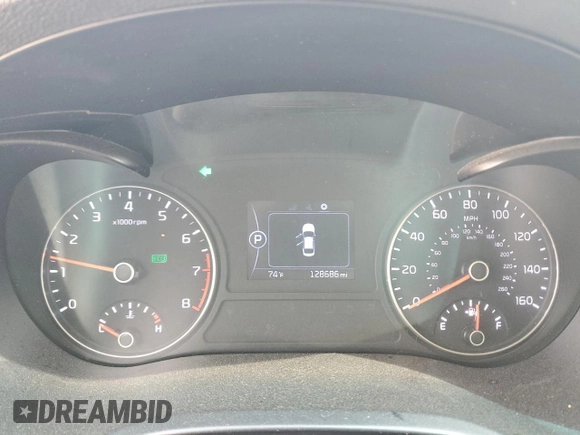 2017 Kia Optima LX with VIN 5XXGT4L30HG159338, listed as a Copart auction lot 53352635 with 128,686 mi miles and Clean Title. Bid and sale history available at carsss.com. Image 9.