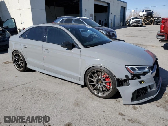 2019 Audi RS 3 z VIN WUABWGFF1KA902152, wystawiony jako Copart lot #88913315 z przebiegiem 46 435 mil mil oraz Szkody całkowita. Historia ofert i sprzedaży dostępna na DreamBid. Obrazek 4.