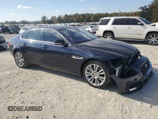 2018 Jaguar XF 25t Prestige with VIN SAJBE4FX1JCY55975, listed as a Copart auction lot 77982034 with 45,457 mi miles and Salvage Title. Bid and sale history available at carsss.com. Image 4.