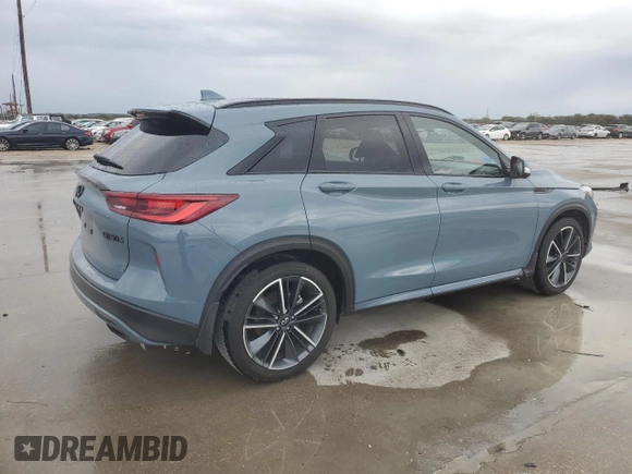 2024 Infiniti QX50 Sport with VIN 3PCAJ5FA9RF101213, listed as a Copart auction lot 81132864 with 16,428 mi miles and Salvage title. Bid and sale history available at DreamBid. Image 3.