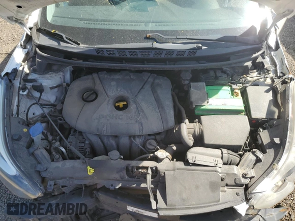 2015 Hyundai Elantra SE with VIN 5NPDH4AE7FH555616, listed as a Copart auction lot 53626195 with 162,927 mi miles and Salvage Title. Bid and sale history available at DreamBid. Image 11.
