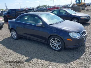 2009 Volkswagen Eos Lux with VIN WVWFA71F99V016393, listed as a IAAI auction lot 42081407 with 158,447 mi miles and . Bid and sale history available at DreamBid. Image 1.