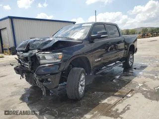 2021 Ram 1500 Laramie with VIN 1C6SRFJT3MN792252, listed as a Copart auction lot 48914305 with 78,023 mi miles and Salvage Title. Bid and sale history available at carsss.com. Image 1.
