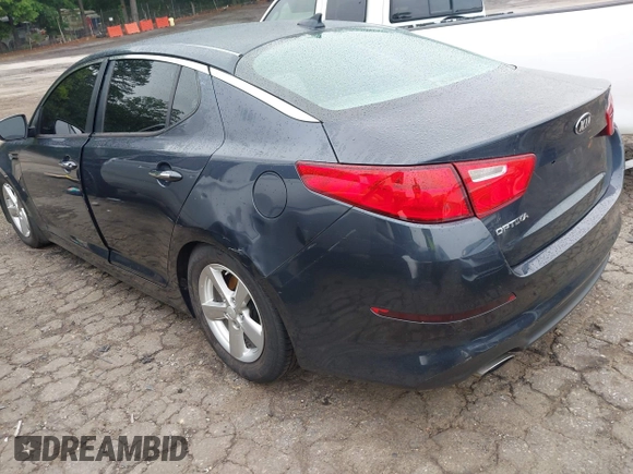2015 Kia Optima LX with VIN 5XXGM4A70FG486256, listed as a IAAI auction lot 42211318 with 141,515 mi miles and . Bid and sale history available at DreamBid. Image 3.