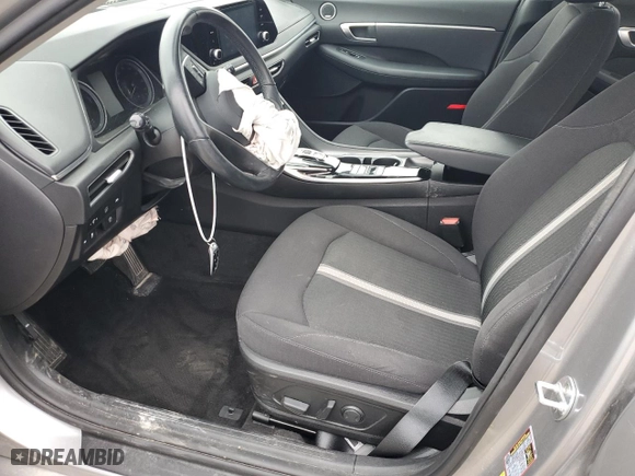 2021 Hyundai Sonata Hybrid SEL with VIN KMHL34JJ7MA017747, listed as a Copart auction lot 41463205 with 27,039 mi miles and Salvage Title. Bid and sale history available at carsss.com. Image 7.