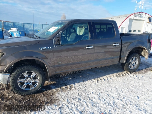2015 Ford F-150 XLT with VIN 1FTEW1EP4FFC24409, listed as a IAAI auction lot 41306158 with 155,249 mi miles. Bid and sale history available at carsss.com. Image 6.