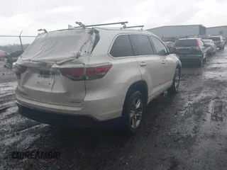 2015 Toyota Highlander Limited z VIN 5TDYKRFH0FS060168, wystawiony jako IAAI lot #41547029 z przebiegiem 196 906 mil mil oraz . Historia ofert i sprzedaży dostępna na DreamBid. Obrazek 4.