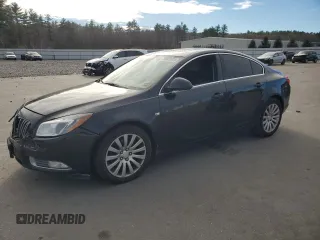 2011 Buick Regal CXL Turbo TO3 with VIN W04GX5GV8B1042254, listed as a Copart auction lot 80002624 with 204,407 mi miles and Salvage Title. Bid and sale history available at carsss.com. Image 1.