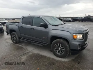 2021 GMC Canyon 4WD AT4 w/Leather with VIN 1GTG6FEN4M1116175, listed as a Copart auction lot 83679894 with 33,646 mi miles and Salvage Title. Bid and sale history available at carsss.com. Image 4.