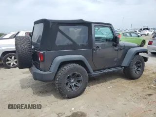 2018 Jeep Wrangler Sport S with VIN 1C4AJWAG7JL916447, listed as a Copart auction lot 55484475 with 55,136 mi miles and Salvage title. Bid and sale history available at DreamBid. Image 3.