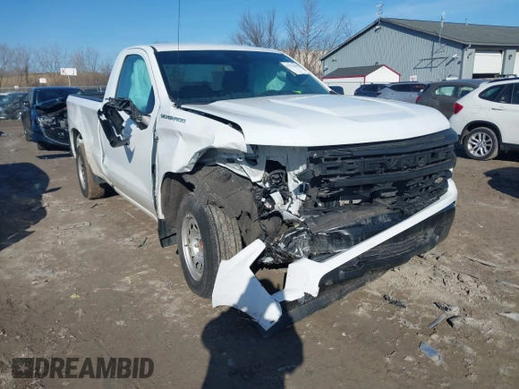 2022 Chevrolet Silverado 1500 Work Truck with VIN 3GCNAAEK4NG506033, listed as a IAAI auction lot 41791429 with 24,818 mi miles and . Bid and sale history available at DreamBid. Image 1.