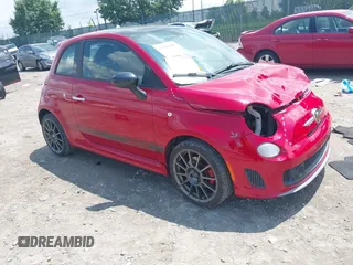 2013 FIAT 500 Abarth with VIN 3C3CFFFHXDT574338, listed as a IAAI auction lot 42366007 with 77,814 mi miles and . Bid and sale history available at DreamBid. Image 1.