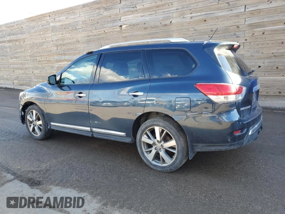 2013 Nissan Pathfinder Platinum with VIN 5N1AR2MM8DC642386, listed as a Copart auction lot 50571495 with 195,904 mi miles and Clean Title. Bid and sale history available at carsss.com. Image 2.