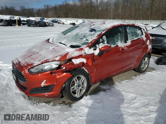 2018 Ford Fiesta SE with VIN 3FADP4EJ1JM145994, listed as a Copart auction lot 44342695 with 79,652 mi miles and Salvage Title. Bid and sale history available at DreamBid. Image 1.