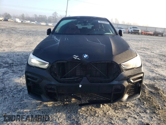 2022 BMW X6 xDrive40i with VIN 5UXCY6C01N9K62454, listed as a Copart auction lot 85250084 with 40,264 mi miles and Salvage Title. Bid and sale history available at carsss.com. Image 5.