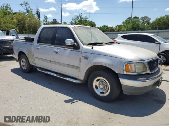 2002 Ford F-150 XLT with VIN 1FTRW076X2KC76466, listed as a Copart auction lot 55033005 with 0 mi miles and Clean Title. Bid and sale history available at carsss.com. Image 4.