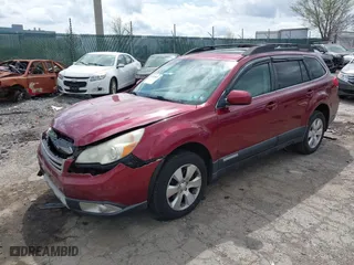 2011 Subaru Outback 3.6R Limited Pwr Moon with VIN 4S4BREKC6B2387854, listed as a IAAI auction lot 41924026 with 160,496 mi miles. Bid and sale history available at carsss.com. Image 2.