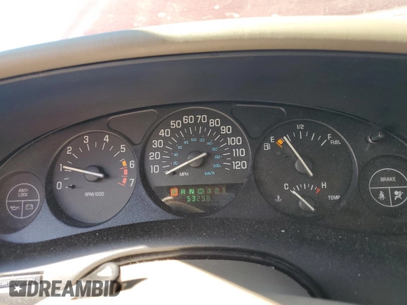 2000 Buick Regal LS with VIN 2G4WB55K0Y1198988, listed as a Copart auction lot 73635054 with 53,298 mi miles and Salvage Title. Bid and sale history available at carsss.com. Image 9.