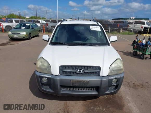 2006 Hyundai Tucson GLS with VIN KM8JN12D06U368350, listed as a IAAI auction lot 41645473 with 127,217 mi miles. Bid and sale history available at carsss.com. Image 6.