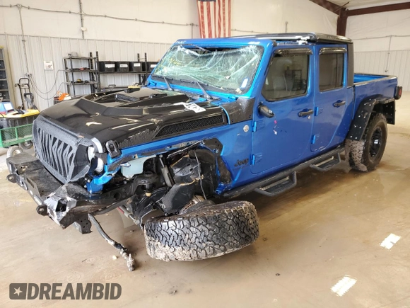 2022 Jeep Gladiator Texas Trail with VIN 1C6HJTAG4NL106865, listed as a Copart auction lot 54941475 with 54,707 mi miles and Clean title. Bid and sale history available at DreamBid. Image 1.