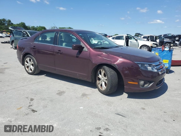 2012 Ford Fusion SE with VIN 3FAHP0HA2CR347903, listed as a Copart auction lot 58095995 with 122,913 mi miles and Clean title. Bid and sale history available at DreamBid. Image 4.
