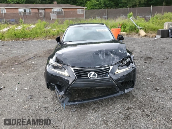 2015 Lexus IS 250 with VIN JTHCF1D29F5015698, listed as a Copart auction lot 58355495 with 127,007 mi miles and Salvage title. Bid and sale history available at DreamBid. Image 5.