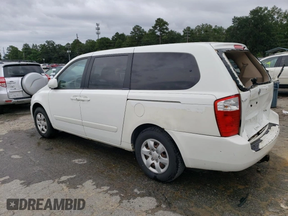 2006 Kia Sedona LX with VIN KNDMB233466022537, listed as a Copart auction lot 71130354 with 215,997 mi miles and Salvage Title. Bid and sale history available at carsss.com. Image 2.